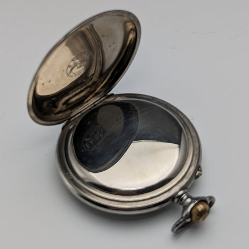 1912年頃 アンティーク ロンジン 懐中時計 鉄道時計 Cal18.49 動作良好