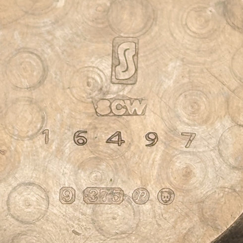 1970 British Vintage JW Benson K9 solid gold case men's watch in good working order