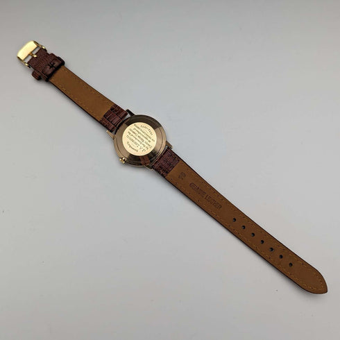 1970年 英国ヴィンテージ J.W.ベンソン K9金無垢ケース 紳士用腕時計 動作良好