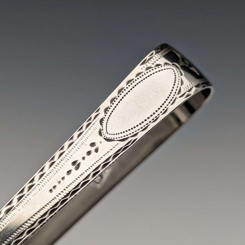 1800年 英国アンティーク 純銀製 シュガートング 28g Stephen Adams
