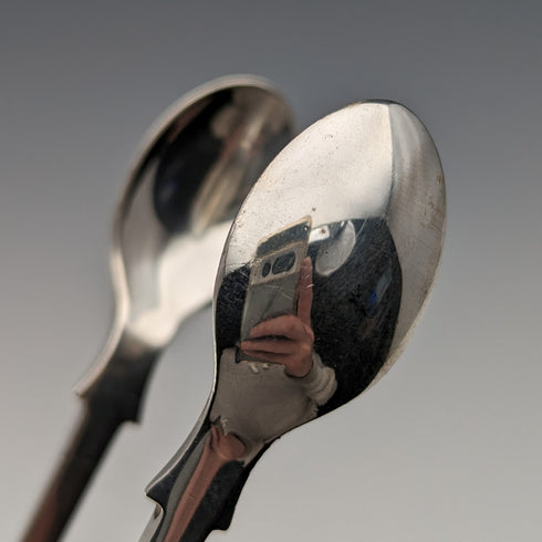 1909 British Antique Sterling Silver Sugar Tongs 35g Henry Hobson and Sons