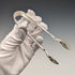 1909 British Antique Sterling Silver Sugar Tongs 35g Henry Hobson and Sons