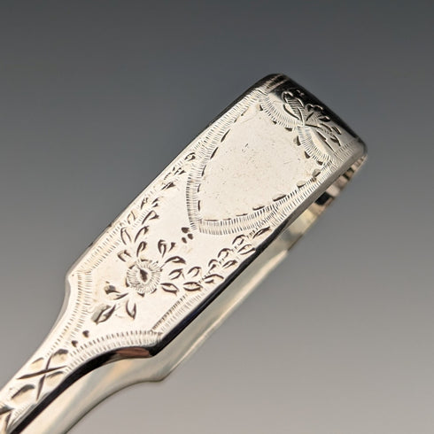 1885年 英国アンティーク 純銀製 シュガートング 28g Wakely and Wheeler