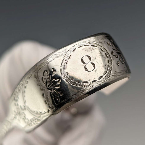 1885年 英国アンティーク 純銀製 シュガートング 28g Wakely and Wheeler
