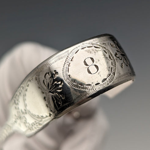 1885年 英国アンティーク 純銀製 シュガートング 28g Wakely and Wheeler