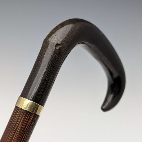 20世紀初頭 英国アンティーク 紳士用ステッキ ホーンハンドル 89cm