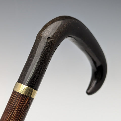20世紀初頭 英国アンティーク 紳士用ステッキ ホーンハンドル 89cm