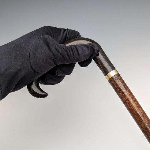20世紀初頭 英国アンティーク 紳士用ステッキ ホーンハンドル 89cm