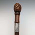 1897年 ステッキ 杖 彫刻ロンデルハンドル 純銀装飾 88cm