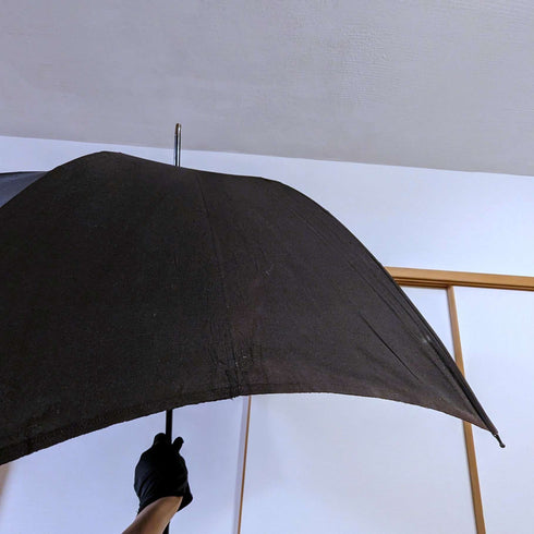 英国アンティーク レディース用アンブレラ 金張りクラッチハンドル 91cm