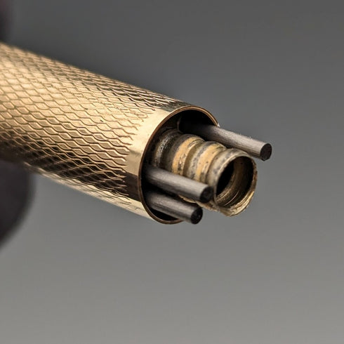 英国ヴィンテージ ヤード・オ・レッド ロールドゴールド製 推進式ミニペンシル YARD-O-LETTE