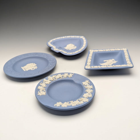 英國復古韋奇伍德碧玉餐具 4 件套淡藍色