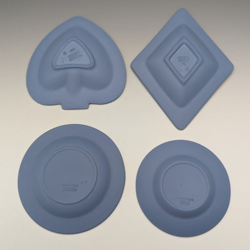 英國復古韋奇伍德碧玉餐具 4 件套淡藍色