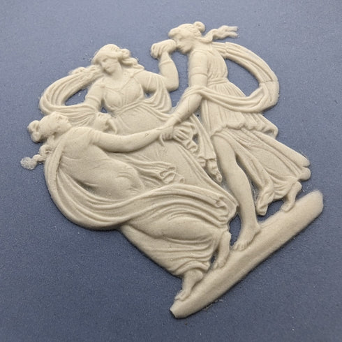 英國復古韋奇伍德碧玉餐具 4 件套淡藍色