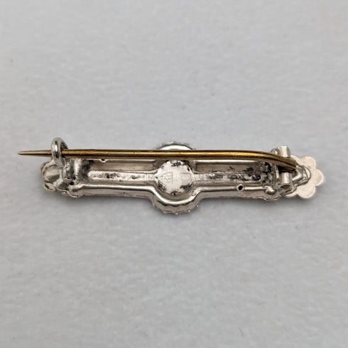 1897 英國古董純銀馬蹄形設計胸針 Ward Brothers