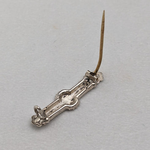 1897 英國古董純銀馬蹄形設計胸針 Ward Brothers