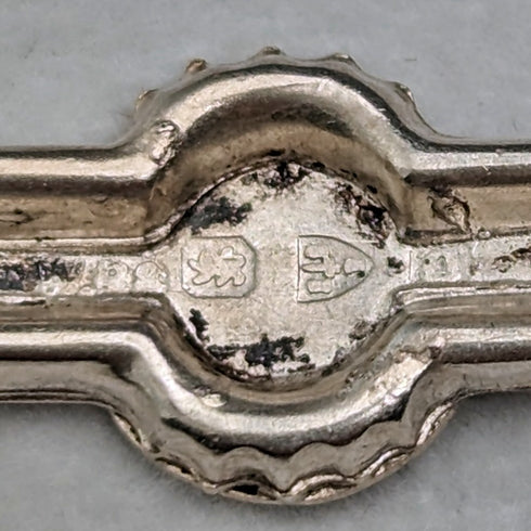 1897 英國古董純銀馬蹄形設計胸針 Ward Brothers