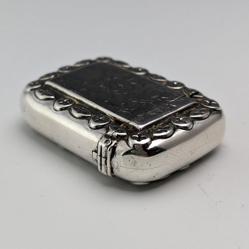 1893年 英国アンティーク 純銀製 ヴェスタケース 12g マッチケース Revell and Co