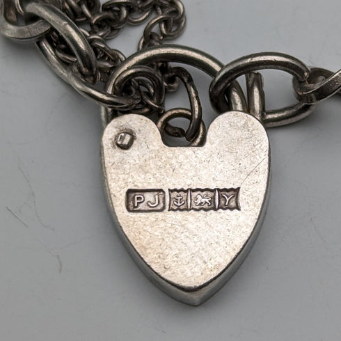 1973 英國復古純銀吊飾手鍊 32 克