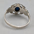 英國復古珠寶青石純銀戒指(9.5 號)戒指
