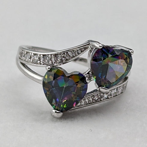 英國復古珠寶多色純銀 Toi Emore 戒指(9.5 號)戒指