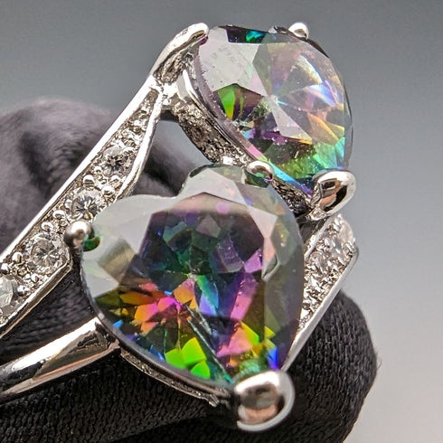 英國復古珠寶多色純銀 Toi Emore 戒指(9.5 號)戒指