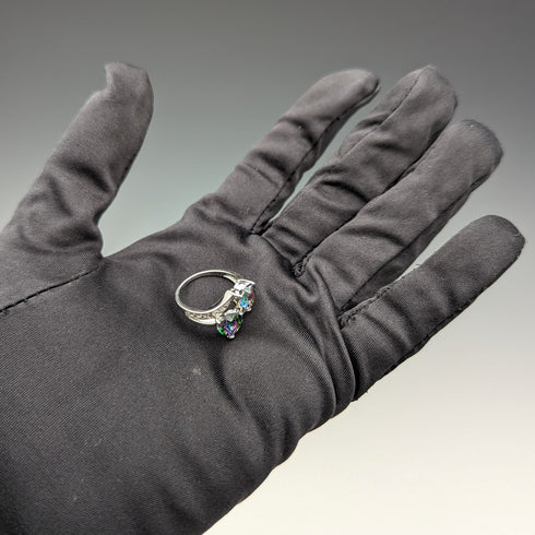 英國復古珠寶多色純銀 Toi Emore 戒指(9.5 號)戒指