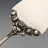 Antique 800 Silver Pastry Server with Rose Sculpture