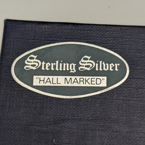 1992 British Vintage Sterling Silver Handle Cake Slicer Boxed Harrison Brothers