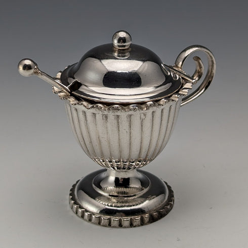 1910年頃 英国アンティーク シルバープレート製 調味料入れセット 箱入り