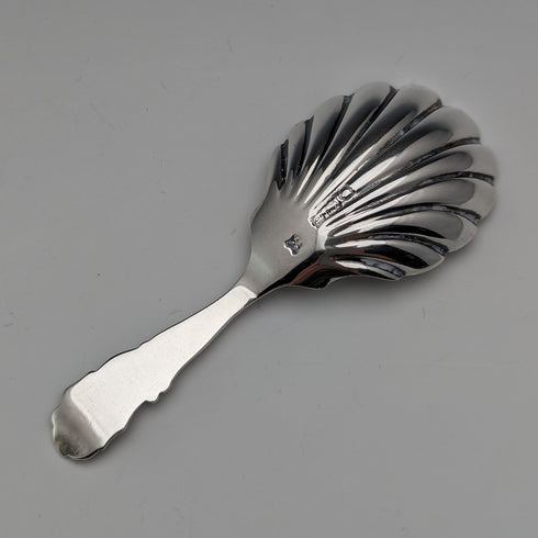 1899 British Antique Sterling Silver Tea Caddy Spoon George Jackson and David Fullerton