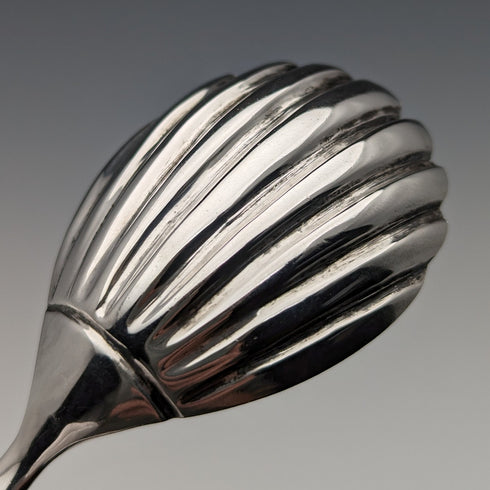 1910 British Antique Sterling Silver Tea Caddy Spoon WAKELY & WHEELER