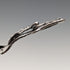 1880 British Antique Sterling Silver Tea Caddy Spoon with Grape Decoration