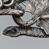 1880 British Antique Sterling Silver Tea Caddy Spoon with Grape Decoration