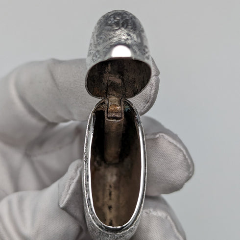 1876年 英国アンティーク 純銀製 ヴェスタケース 33g マッチケース Howard James