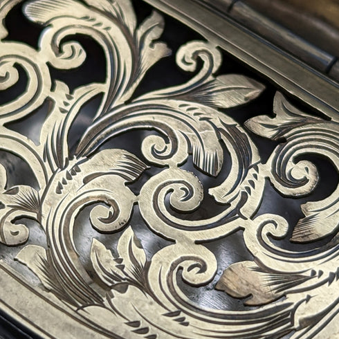 1894年 英国アンティーク 純銀製 ヴィネグレット George Unite