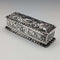1893 British Antique Sterling Silver Pin Box 51g Thomas Hayes