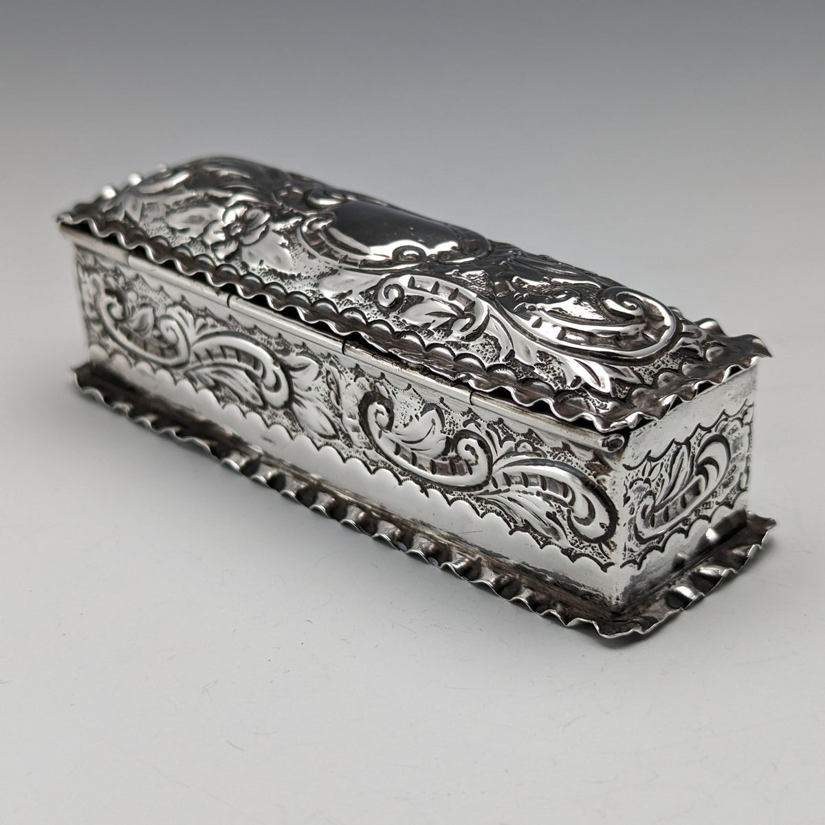 1893 年英國古董純銀針盒51 克Thomas Hayes – SILVER-LUG