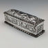 1893 British Antique Sterling Silver Pin Box 51g Thomas Hayes
