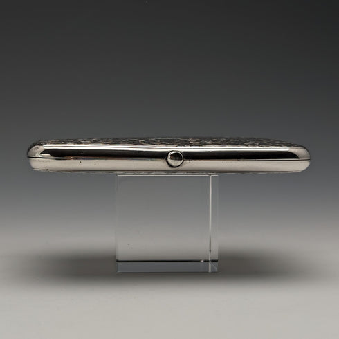 1897年 英国アンティーク 純銀製 両開き型カードケース 122g Deakin and Francis