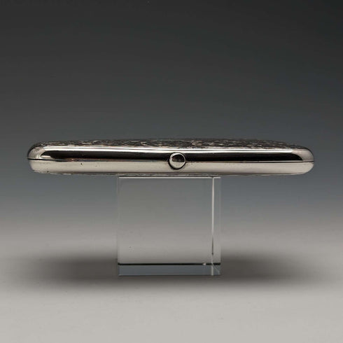 1897年 英国アンティーク 純銀製 両開き型カードケース 122g Deakin and Francis