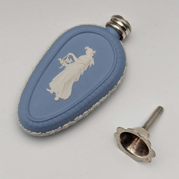 British Vintage Wedgwood Jasperware Acorn Shape Perfume Bottle