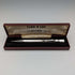 1956 British Yard O' Red Sterling Silver Hexagon Propelled Pencil in Case