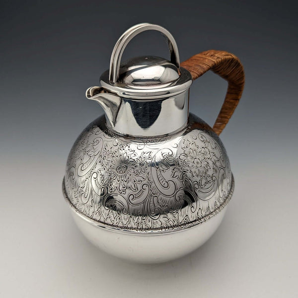 British Vintage Silver Plated 2 Pint Jersey Jug