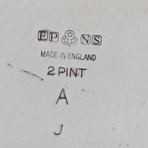 英国ヴィンテージ シルバープレート製 2パイントジャージージャグ