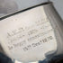 1895 British Antique Sterling Silver & Glass Skittles Hip Flask James Dixon and Sons