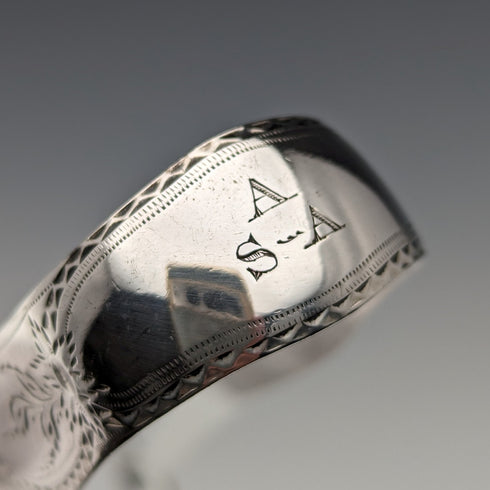 1800年頃 英国アンティーク 純銀製 シュガートング 33g Stephen Adams II