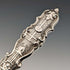 Circa 1860 British Antique Sterling Silver Handle Dessert Cutlery Pair