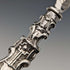 Circa 1860 British Antique Sterling Silver Handle Dessert Cutlery Pair