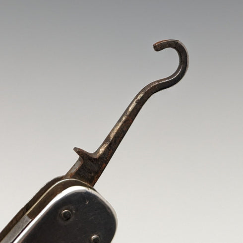 1923 British Vintage Sterling Silver Handle Multi Tool Needham Brothers